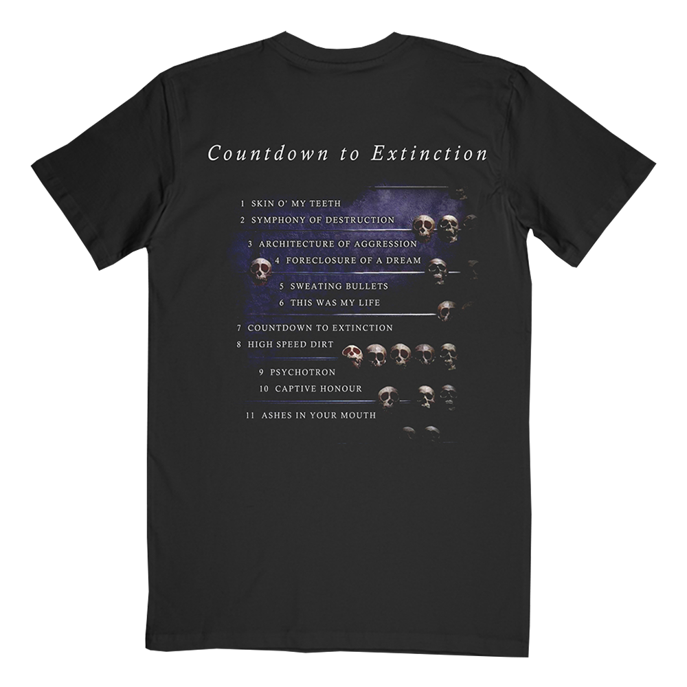 Countdown To Extinction Tracklist T-Shirt