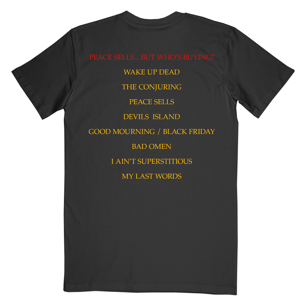 Peace Sells Tracklist T-Shirt