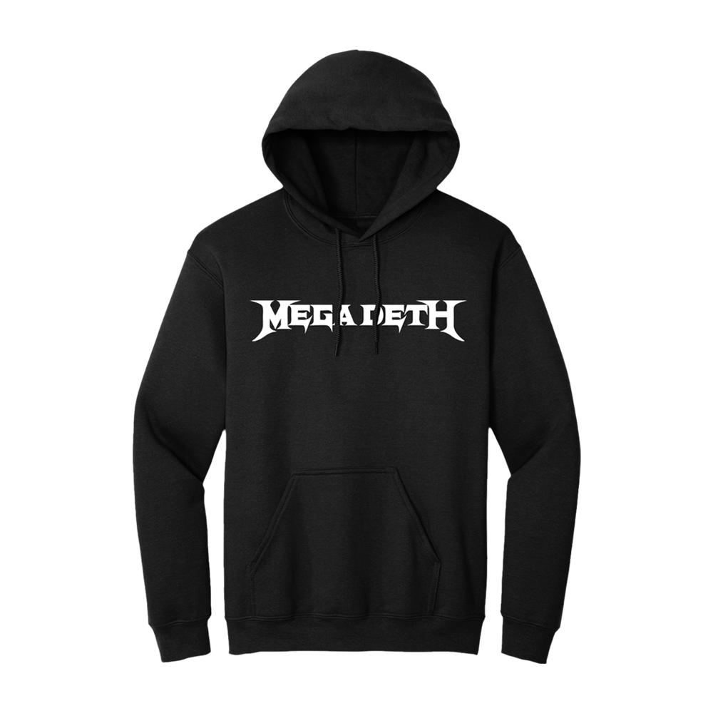 Vic Outline Black Pullover Hoodie