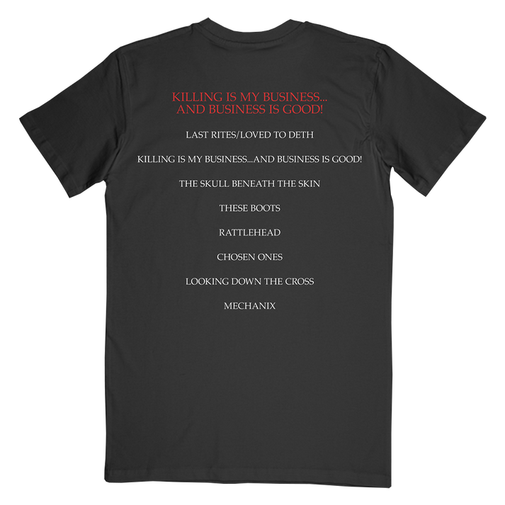 Megadeth - Killing Is My Business Tracklist T-Shirt – Megadeth USD