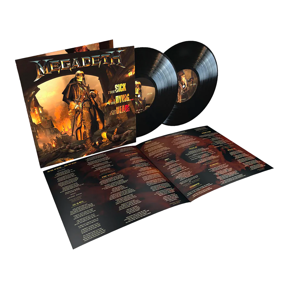 Official Megadeth Merchandise. The Sick, The Dying... And The Dead! 2LP Vinyl. Released September 2, 2022. Megadeth's sixteenth studio album.
