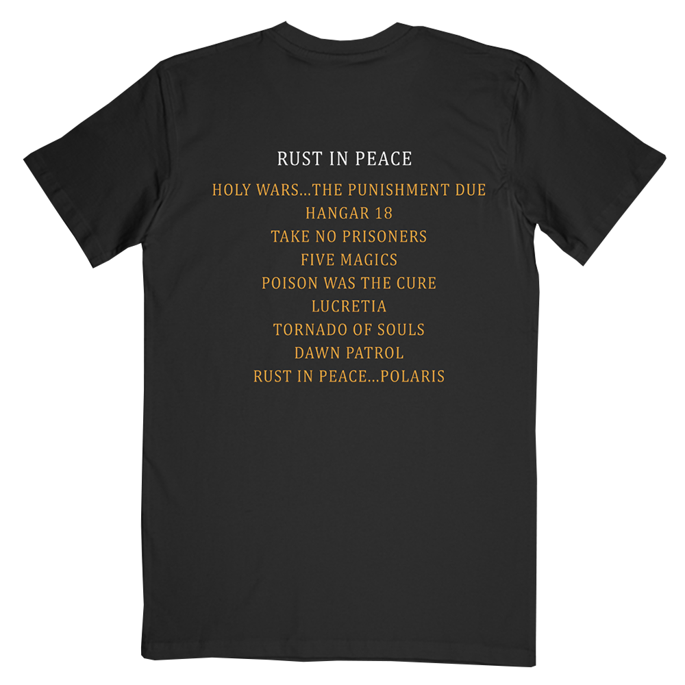 Rust In Peace Tracklist T-Shirt
